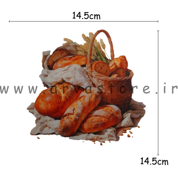 استیکر پارچه و لباس مدل نان